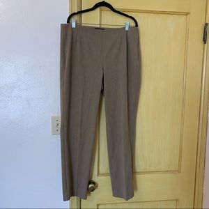 Talbots Side Zip Trouser Camel Heather Size 14